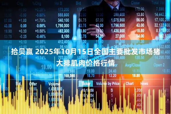 拾贝赢 2025年10月15日全国主要批发市场猪大排肌肉价格行情